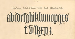14. Század. Második Richárd. 1400. Kicsi. Westminster Abbey, 1862 alkotó: Unbekannt