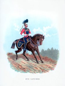 16th Lancers, 1890 alkotó: Unbekannt