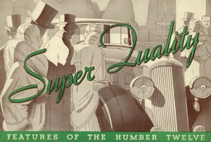 1934-es Humber Twelve értékesítési prospektus. alkotó: Unbekannt