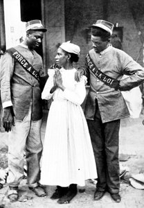 19369N HAITI A haiti rendőrség az 1917-es amerikai megszállás előtt alkotó: Unbekannt
