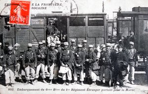 1. ezred francia idegenlégió, Marokkó, 1911 alkotó: Unbekannt