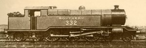 4-6-4 Baltic Tank Engine, Déli Vasút, 1930. alkotó: Unbekannt