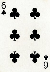6 klub a Goodall & Son Ltd. kártyapaklijából, 1940 alkotó: Unbekannt