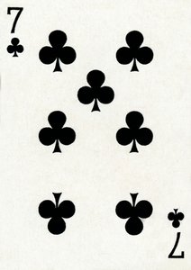 7 klub a Goodall & Son Ltd. kártyapaklijából, 1940 alkotó: Unbekannt