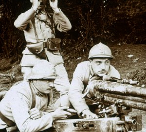 Egy 37 mm-es pisztoly, c1914-c1918 alkotó: Unbekannt