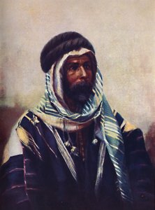 Egy burnousut viselő beduin sejk, 1902 alkotó: Unbekannt
