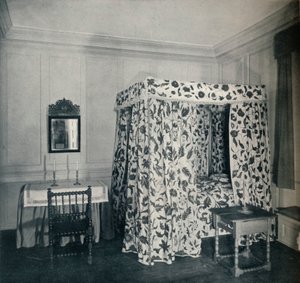 Egy hálószoba Nicholas Sewall őrnagy házából, a Secretarynál, 1930 alkotó: Unbekannt
