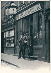 Egy kínai bolt, Limehouse, London, 1900 1901 alkotó: Unbekannt