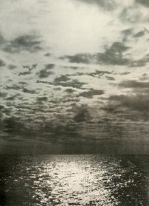 Felhőeffektus, mielőtt a tenger befagyott, c1908, 1909 alkotó: Unbekannt