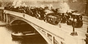 Betonhíd a Temzén át Cavershamben, 1930. alkotó: Unbekannt