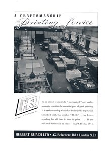 Kézműves nyomdai szolgáltatás – Herbert Reiach Ltd., 1939 alkotó: Unbekannt