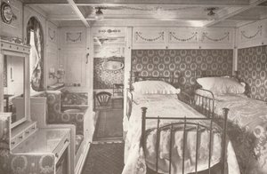 Otthon a Rolling Deepben. Egy Royal Mail fedélzetén, 1914 alkotó: Unbekannt