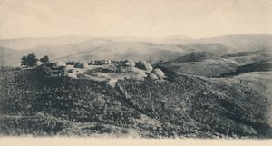 A Kafir Kraal - Zululand, XX. század eleje. alkotó: Unbekannt