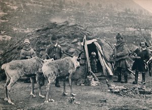 Egy lapp család, 1914. alkotó: Unbekannt