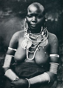 Masai matróna, 1912 alkotó: Unbekannt