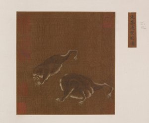 Háromlábú varangypár, Ming-dinasztia, 1368-1644. alkotó: Unbekannt