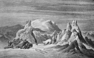 A Party from the Tegetthoff Encounters A Bear, 1876, 1928 alkotó: Unbekannt