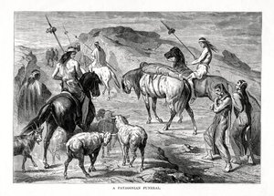 Egy patagóniai temetés, 1877 alkotó: Unbekannt