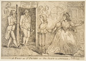 Kukucskálás Szent Péterbe avagy A költő savanyúságban, 1789. július 23. alkotó: Unbekannt