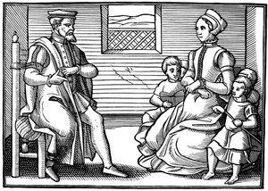 Egy puritán család, 1563 alkotó: Unbekannt