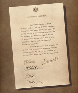 Egy uralkodás véget ért, 1936-1937 alkotó: Unbekannt