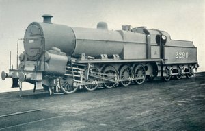Egy figyelemre méltó mozdony a Midlandon, 1922. alkotó: Unbekannt