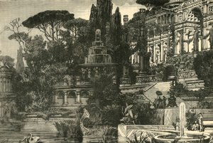 Egy római villa, 1890. alkotó: Unbekannt