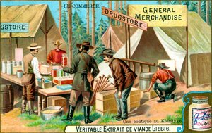 Egy bolt Klondyke-ben, 1900 alkotó: Unbekannt
