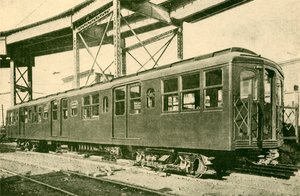 Acélautó, New York-i földalatti és emelt elektromos vasutak, 1930. alkotó: Unbekannt