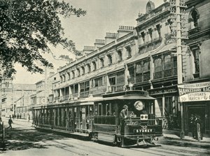 Egy Sydney-i gőzvillamos, 1901. alkotó: Unbekannt