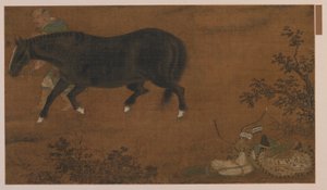 Egy tatár, lova és felszerelése, Ming-dinasztia, 1368-1644. alkotó: Unbekannt