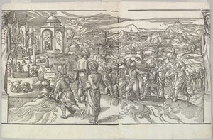 Török temetés a Ces Moeurs et fachons de faire de Turcz Customs and Fas... frízből, 1553. alkotó: Unbekannt