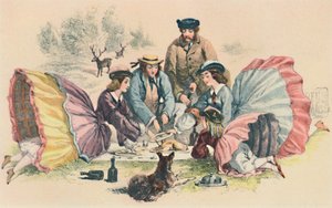 Viktoriánus piknik, 1860, 1944. alkotó: Unbekannt