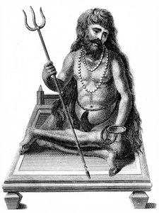 Egy jógi meditál, 1811 alkotó: Unbekannt