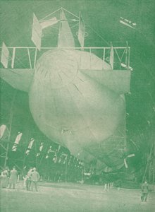 Egy Zeppelin otthon, 1917 1919 alkotó: Unbekannt