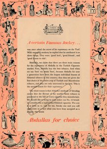Egy bizonyos híres Jockey Abdullas, 1939 alkotó: Unbekannt