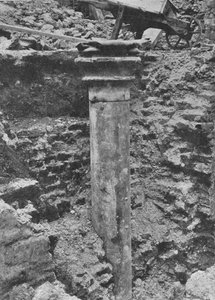 A Blackfriars Priory csarnokának oszlopa, City of London, 1906 alkotó: Unbekannt