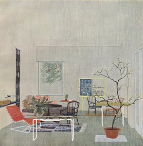 Egy Gartenraum terve, Georg Steinklammer, Bécs, 1935 alkotó: Unbekannt