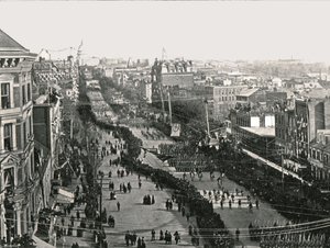 Ünnepi nap az amerikai fővárosban, Washington DC-ben, 1895. alkotó: Unbekannt