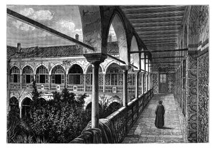Galéria a Konstantin palotájában, Algériában, 1890 alkotó: Unbekannt