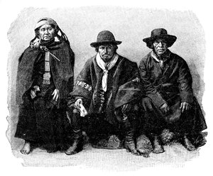 Araucánok csoportja, ChileArgentína, 1895 alkotó: Unbekannt