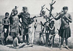 Zulusok csoportja, 1912 alkotó: Unbekannt