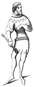 Egy hírnök, 1849. 14. század alkotó: Unbekannt