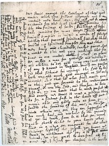 Oliver Cromwell levele egy Mr Storie-hoz, St Ives, 1635-1636. január 11., 1899 alkotó: Unbekannt