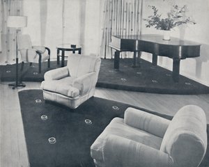 Társalgó, amelyet Ian Henderson & Co. tervezett és kivitelezett, London, 1935 alkotó: Unbekannt