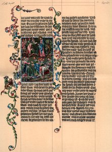 Egy oldal a Wenzel Bibliából, c1400, 1903 alkotó: Unbekannt