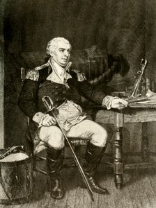 Commodore Barry, az Egyesült Államok haditengerészetének portréja, 1780, 1937. alkotó: Unbekannt
