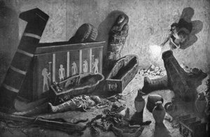 Egy feldúlt egyiptomi sír, 1933-1934 alkotó: Unbekannt