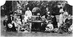 Királyi családi buli az Osborne House-ban, Wight-szigeten, 1890-1900, 1935 alkotó: Unbekannt
