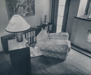 Egy kis szoba, amelyet Michael Dawn tervezett és berendezett, Bedford, Anglia, 1935 alkotó: Unbekannt